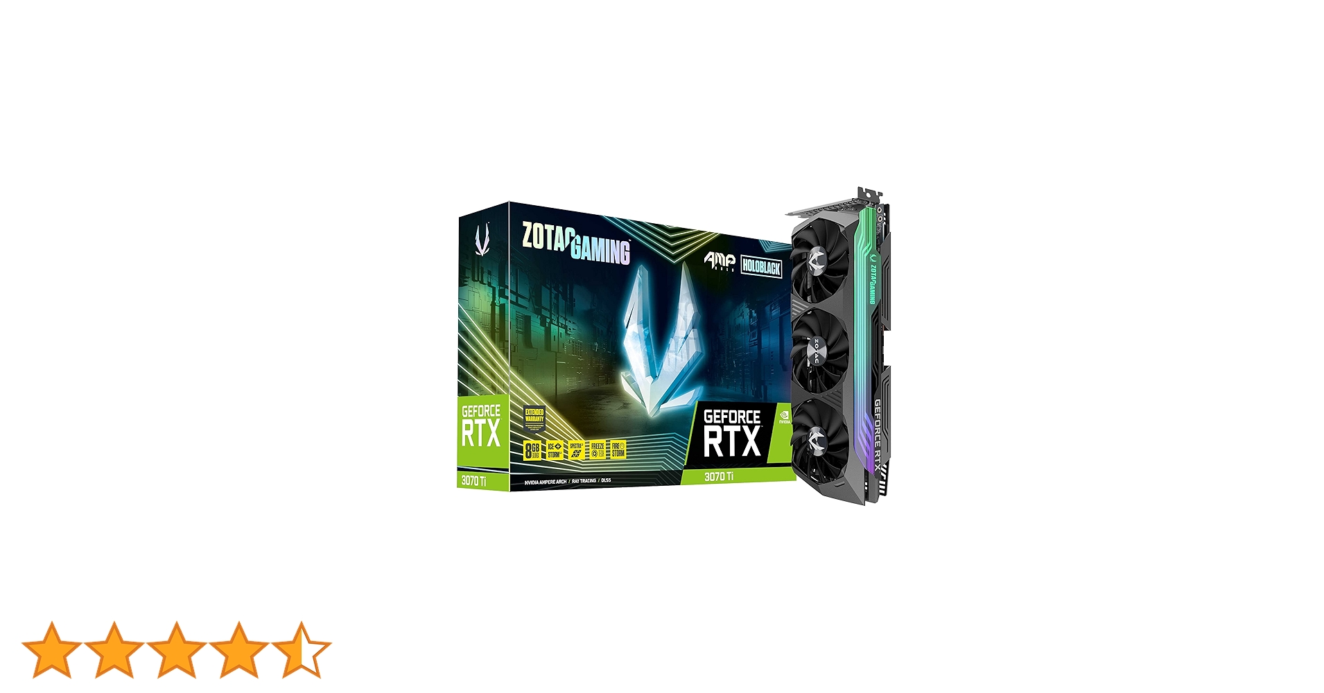 九*様 ZOTAC GeForce RTX 3070 Ti 8GB AMP Ho ZOTAC Gaming GeForce RTX™ 3070 Ti AMP Holo 8GB GDDR6X 256